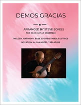Demos Gracias Guitar and Fretted sheet music cover